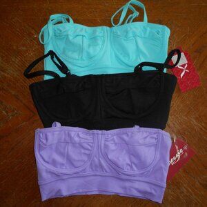 Bundle of 3 Capezio Bralettes--Child- Large New with Tags